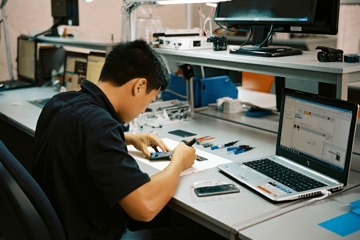 Процесс ремонта техники Lenovo в lenovo-official